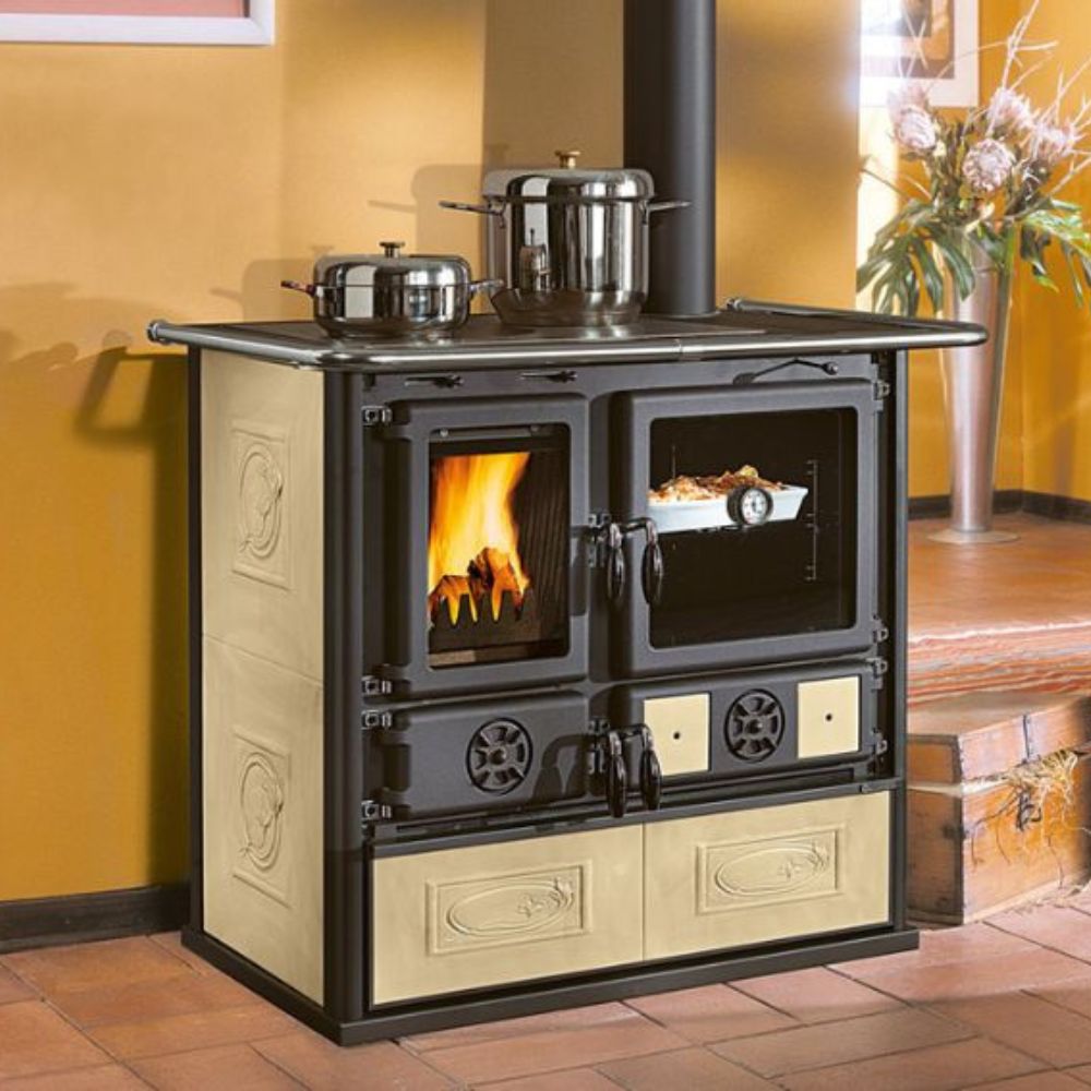 Itaalia puuküttega pliit La Nordica Rosa, ekrü, 8.8kW | Puuküttega pliidid |  |