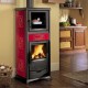 Itaalia kaminpliit / puupliit La Nordica Rossella Plus Forno Evo, punane, 9.4kW | Puuküttega pliidid |  |
