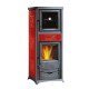 Itaalia kaminpliit / puupliit La Nordica Rossella Plus Forno Evo, punane, 9.4kW | Puuküttega pliidid |  |