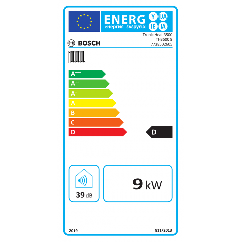 Elektrikatel kütte ja tarbevee soojendamiseks Bosch TRONIC HEAT 3500, 9kW | Elektrikatlad |  |