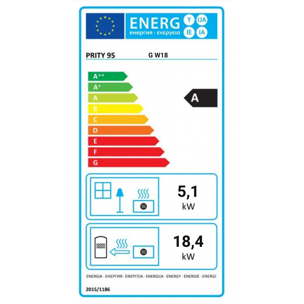 Kamin veemantliga Prity G W18, 23.5kW | Kaminad veemantliga | Kaminad |