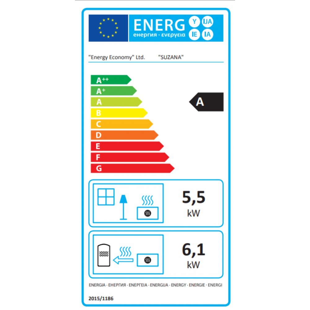 Kaminpliit veemantliga ja ahi Balkan Energy Suzana Ceramic, 11.6kW - 13.43kW | Kaminpliidid veemantliga | Kaminpliidid |