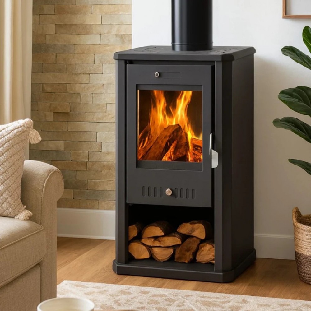 Kaminpliit Balkan Energy Bianca, 8.5kW | Õhuga kaminpliidid | Kaminpliidid |