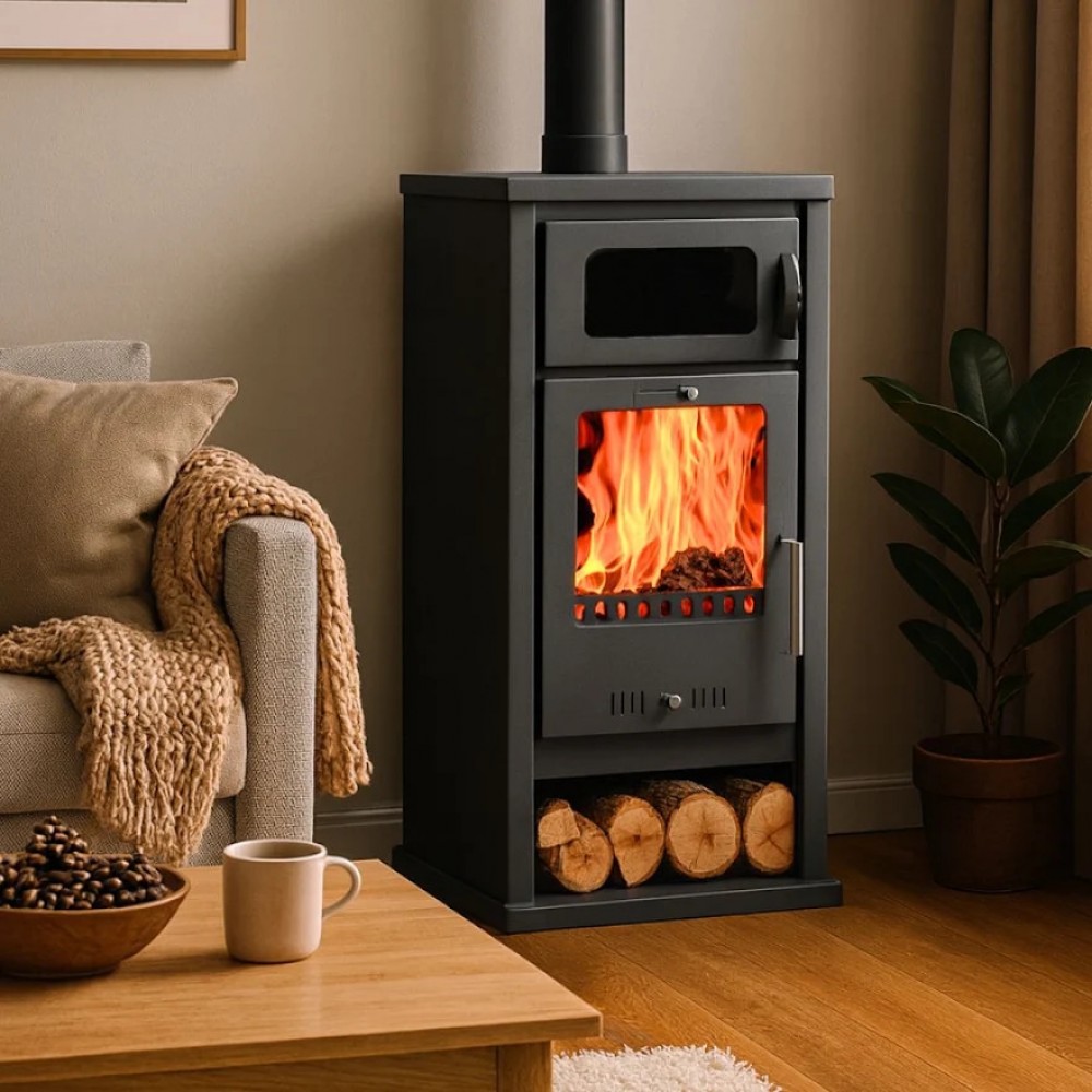 Kaminpliit ja ahi Balkan Energy Troy, 7.8kW | Õhuga kaminpliidid | Kaminpliidid |