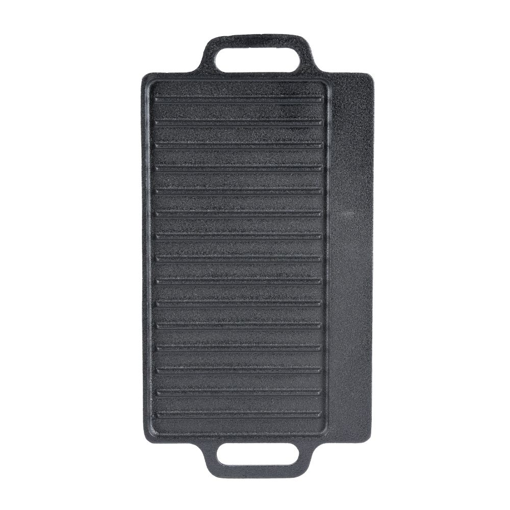 Kahepoolne malm grillplaat, 33x20 cm | Malmplaat |  |
