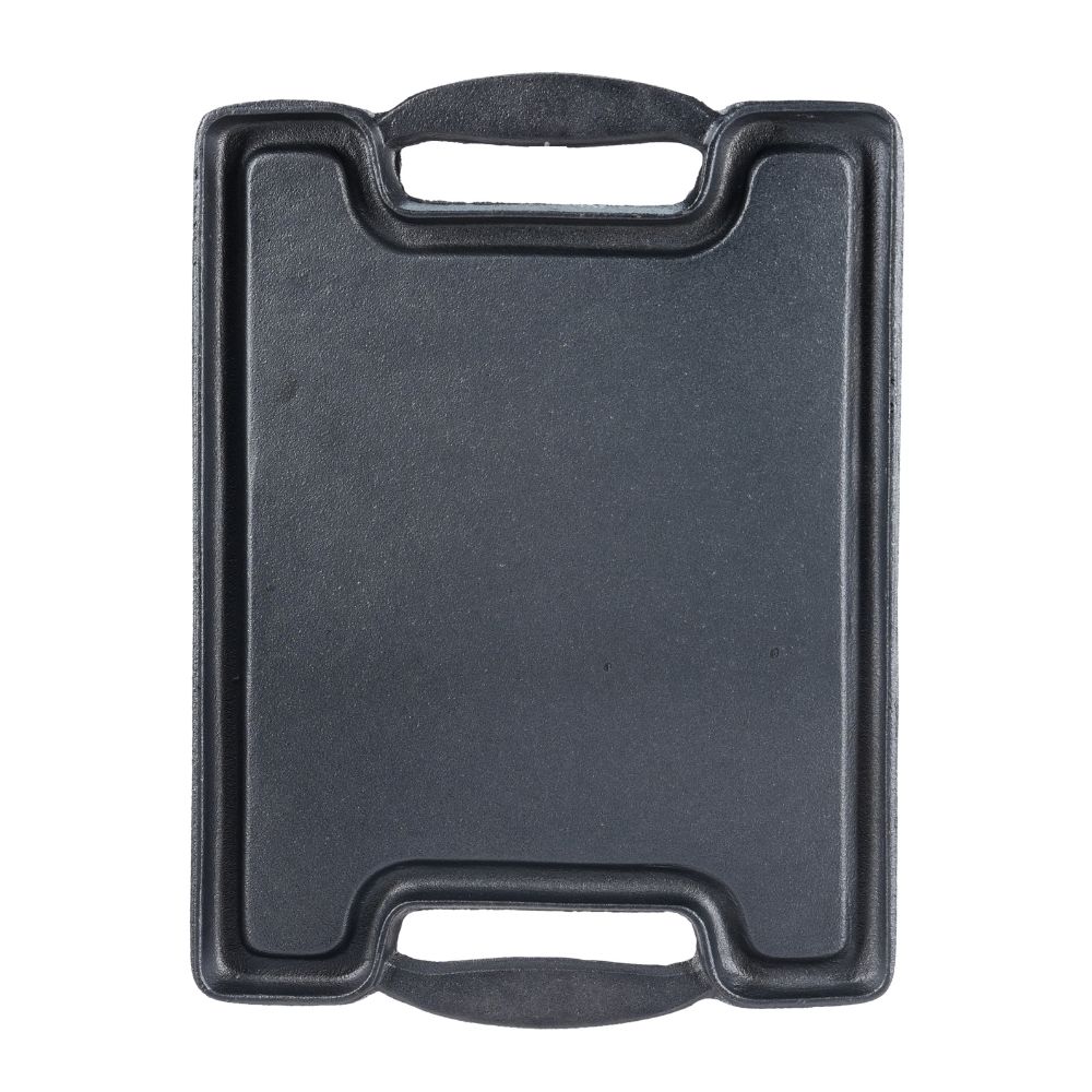 Kahepoolne malm grillplaat, 36x25 cm | Malmplaat |  |