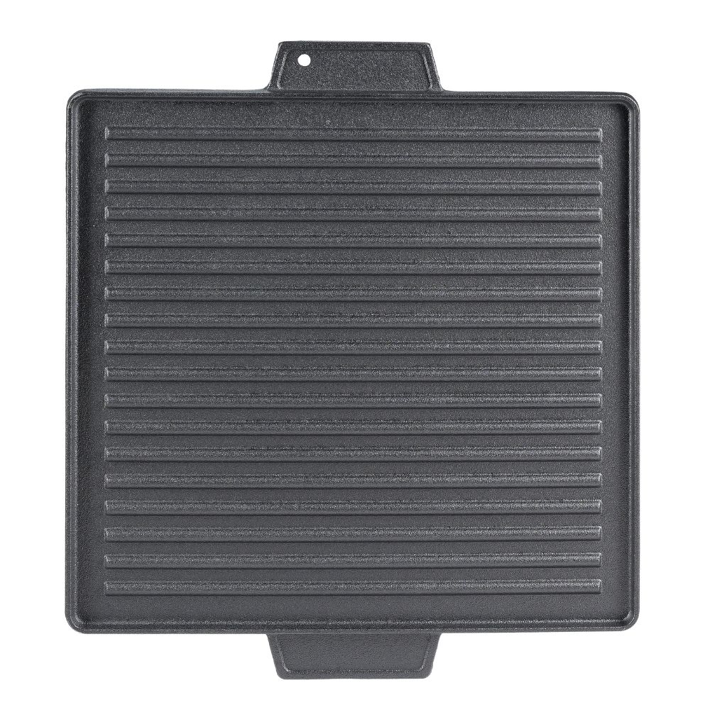 Kahepoolne malm grillplaat, 38x38 cm | Malmplaat |  |