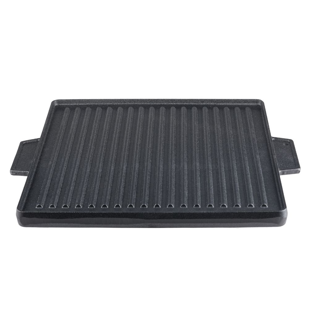 Kahepoolne malm grillplaat, 38x38 cm | Malmplaat |  |