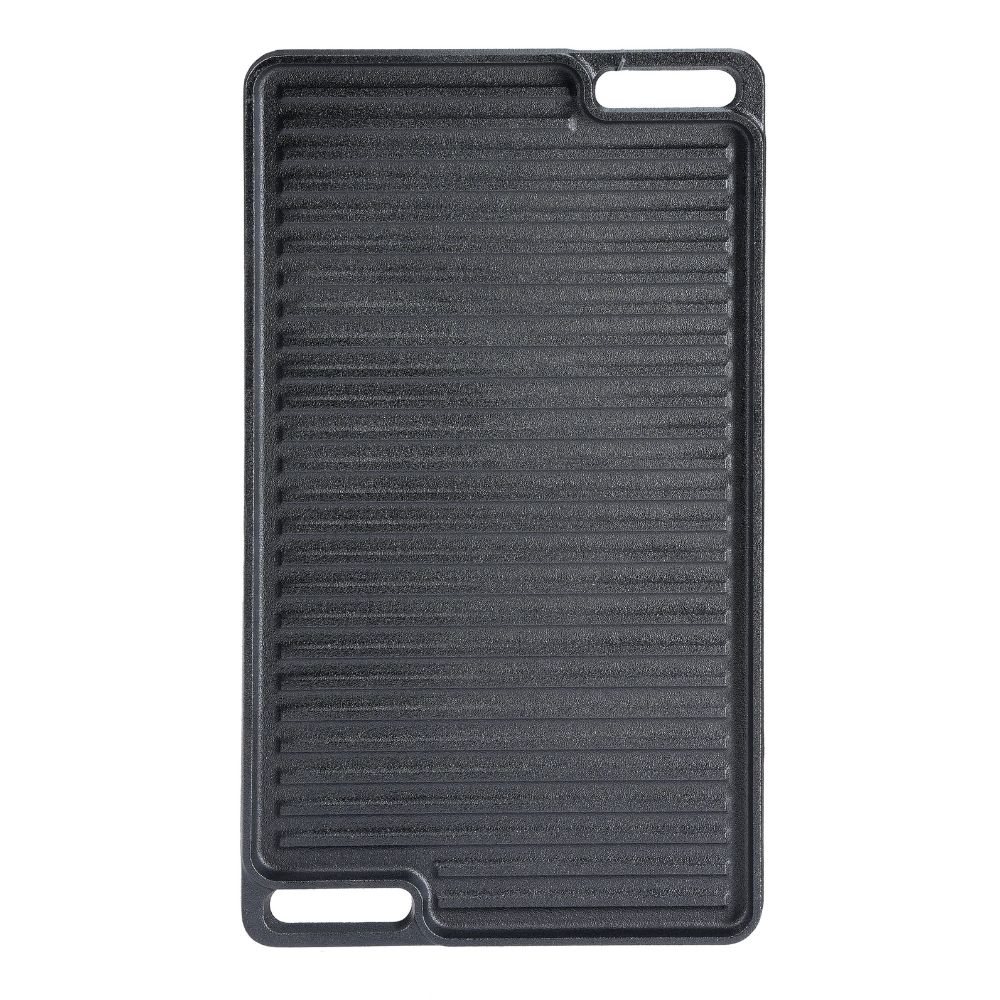 Kahepoolne malm grillplaat, 46x26 cm | Malmplaat |  |