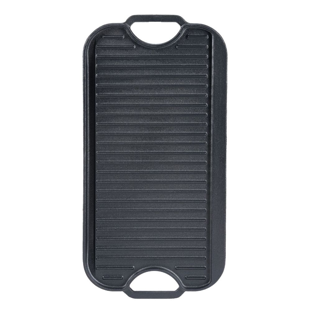 Kahepoolne malm grillplaat, 51x26 cm | Malmplaat |  |