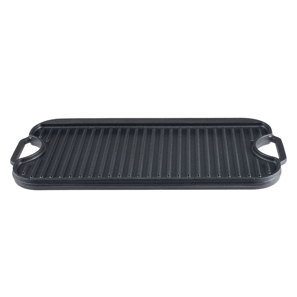 Kahepoolne malm grillplaat, 51x26 cm | Malmplaat |  |
