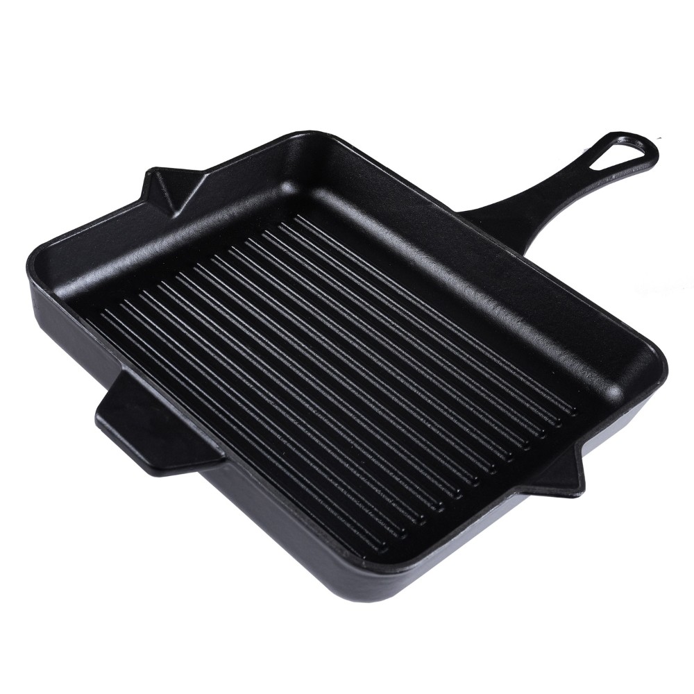 Emailitud malmist grillpann Hosse, Black Onyx, 26x32cm | Malmist grillpann | Malmpann |
