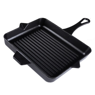 Emailitud malmist grillpann Hosse, Black Onyx, 26x32cm - Malmist grillpann