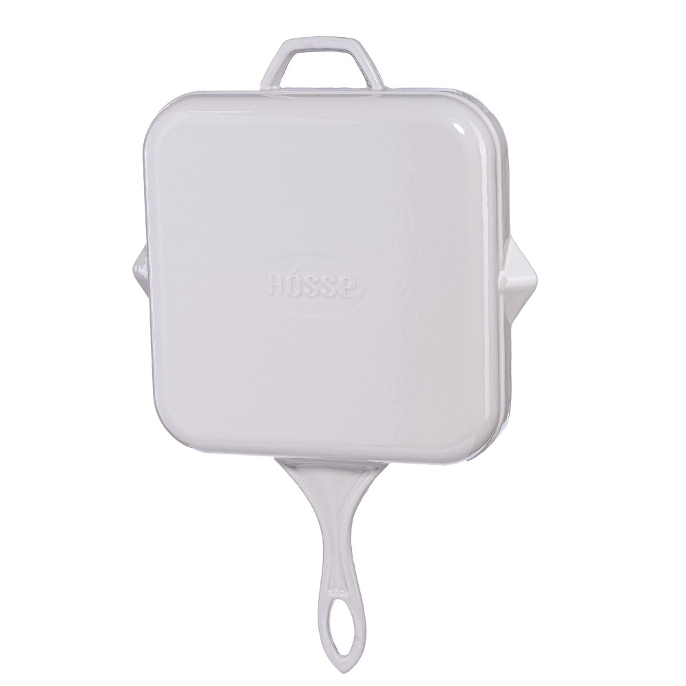 Emailitud malmist grillpann Hosse, Ivory, 28x28cm | Malmist grillpann | Malmpann |