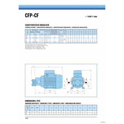 Hammasrattapump SAER - CFP - Veepump