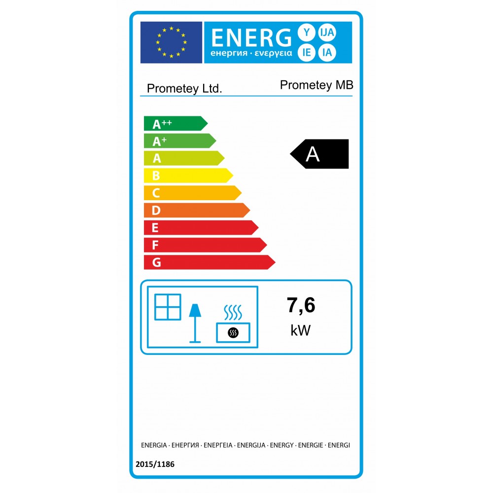 Kaminpliit / puupliit Prometey “Metal top”, 7.6kW | Kaminpliidid / Puupliidid |  |