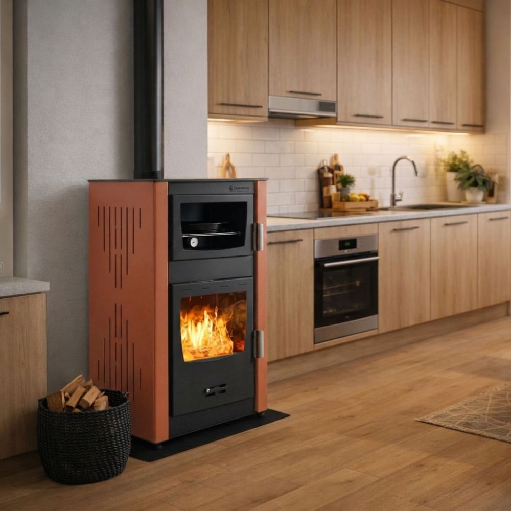 Veesärgiga kamin ja ahi Balkan Energy ATS HYDRO ΜΑSΙΝΑ 90-25, 25kW | Veesärgiga kaminad | Kaminpliidid / Puupliidid |