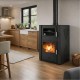 Veesärgiga kamin ja ahi Velmora Fire ATS HYDRO ΜΑSΙΝΑ 90-30 must, 35kW | Veesärgiga kaminad | Kaminpliidid / Puupliidid |