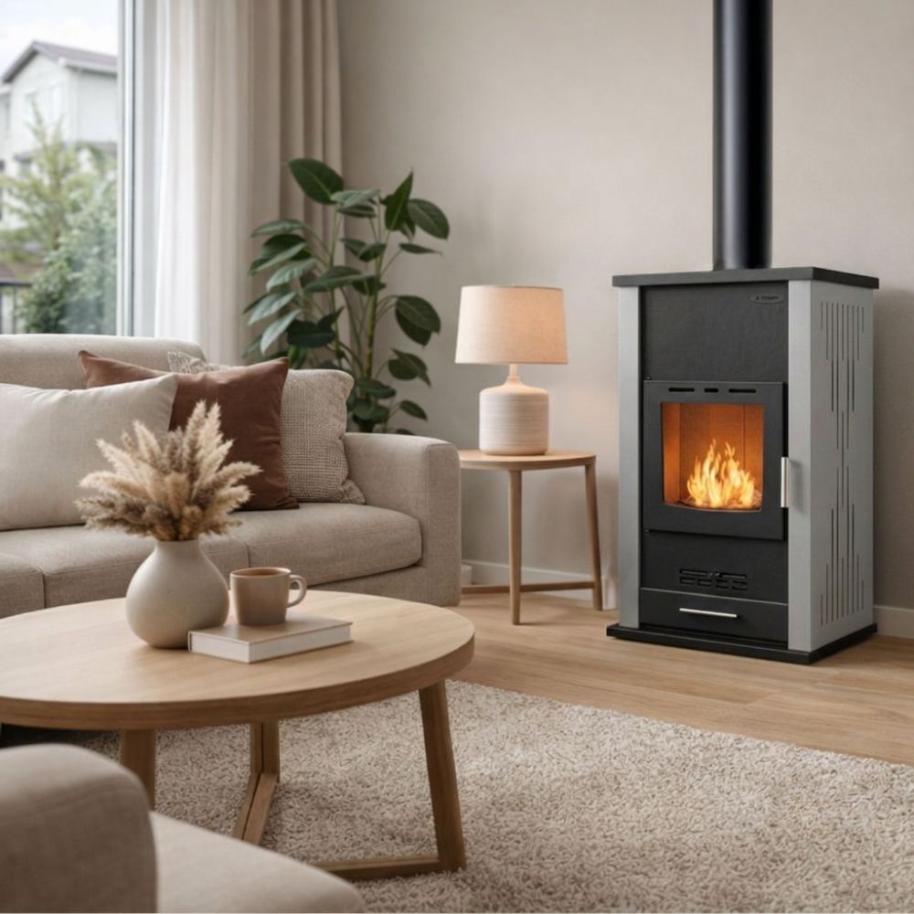 Veesärgiga kamin Velmora Fire ATS HYDRO hall, 33kW | Veesärgiga kaminad | Kaminpliidid / Puupliidid |