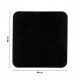 Ahjuesine plekk, must teras 2mm, mõõdud 80x80cm | Pliidi tarvikud |  |