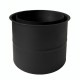 Kahekordne suitsutoru rosett MK NERO, Teras, Must, 115mm, Ø130 | Kamina suitsutoru | Korstnad |