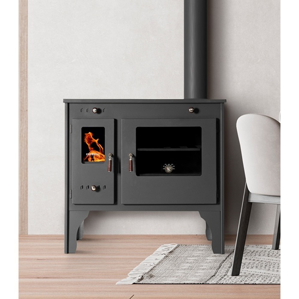 Puuküttega pliit Prometey Retro Eco, 7kW | Puuküttega pliidid |  |
