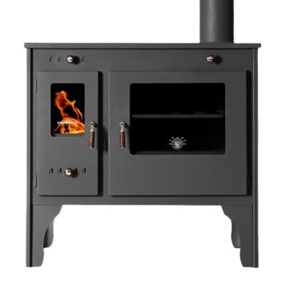 Puuküttega pliit Prometey Retro Eco, 7kW - Puuküttega pliidid