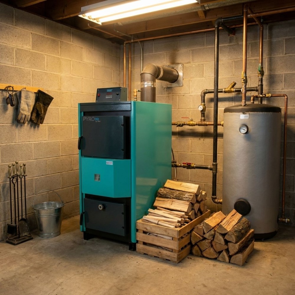 Pürolüüsi Puidukatel / tahkeküttekatel Mavil Pyro 30, 34 kW | Puidukatlad / Tahkeküttekatel |  |