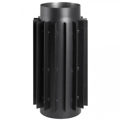 Radiaator PARKANEX, teras, must, Ø130 - Kamina suitsutoru