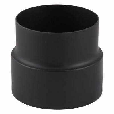 Suitsutoru adapter PARKANEX, teras, must, Ø130-150 - Korstnad