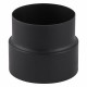 Suitsutoru adapter PARKANEX, teras, must, Ø130-150 | Kamina suitsutoru | Korstnad |