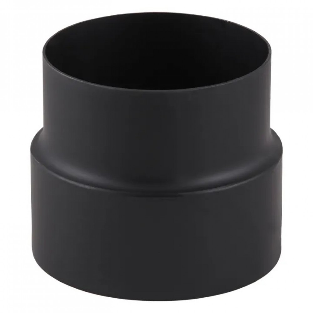 Suitsutoru adapter PARKANEX, teras, must, Ø160-150 | Kamina suitsutoru | Korstnad |