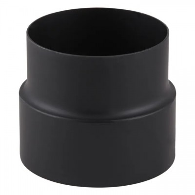Suitsutoru adapter PARKANEX, teras, must, Ø160-150 - Korstnad