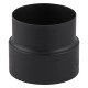 Suitsutoru adapter PARKANEX, teras, must, Ø160-150 | Kamina suitsutoru | Korstnad |