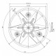 Suitsutõmbe ventilaator TRIAL CAF15Y-120S pelletikateldele Caminetti Montegrappa | Pelletikaminate ventilaatorid ja puhurid | Pelletikamina osad |