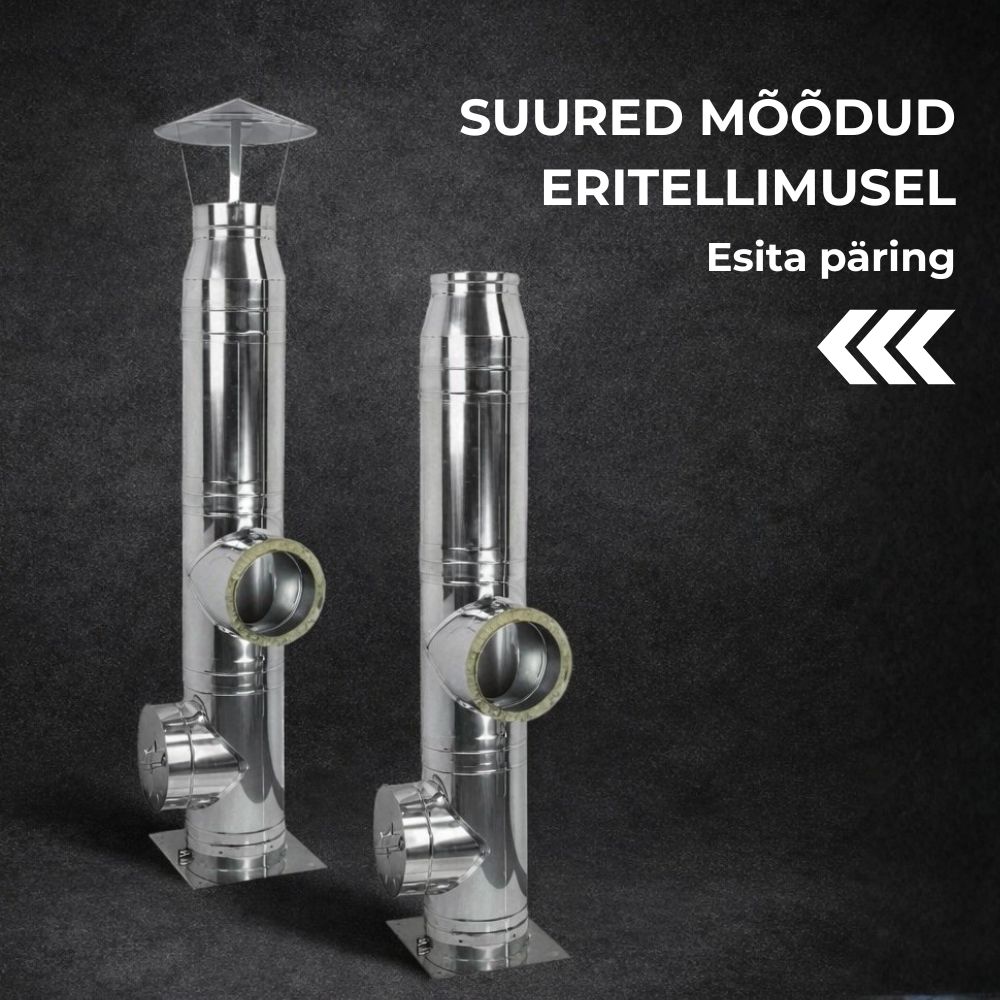 Suuremõõtmelised korstnalõõrid individuaalsel tellimusel | Pelletkamina korsten | Korstnad |