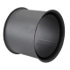 Kahekordne suitsutoru rosett PARKANEX, Teras, Must, 115mm, Ø130 | Kamina suitsutoru | Korstnad |