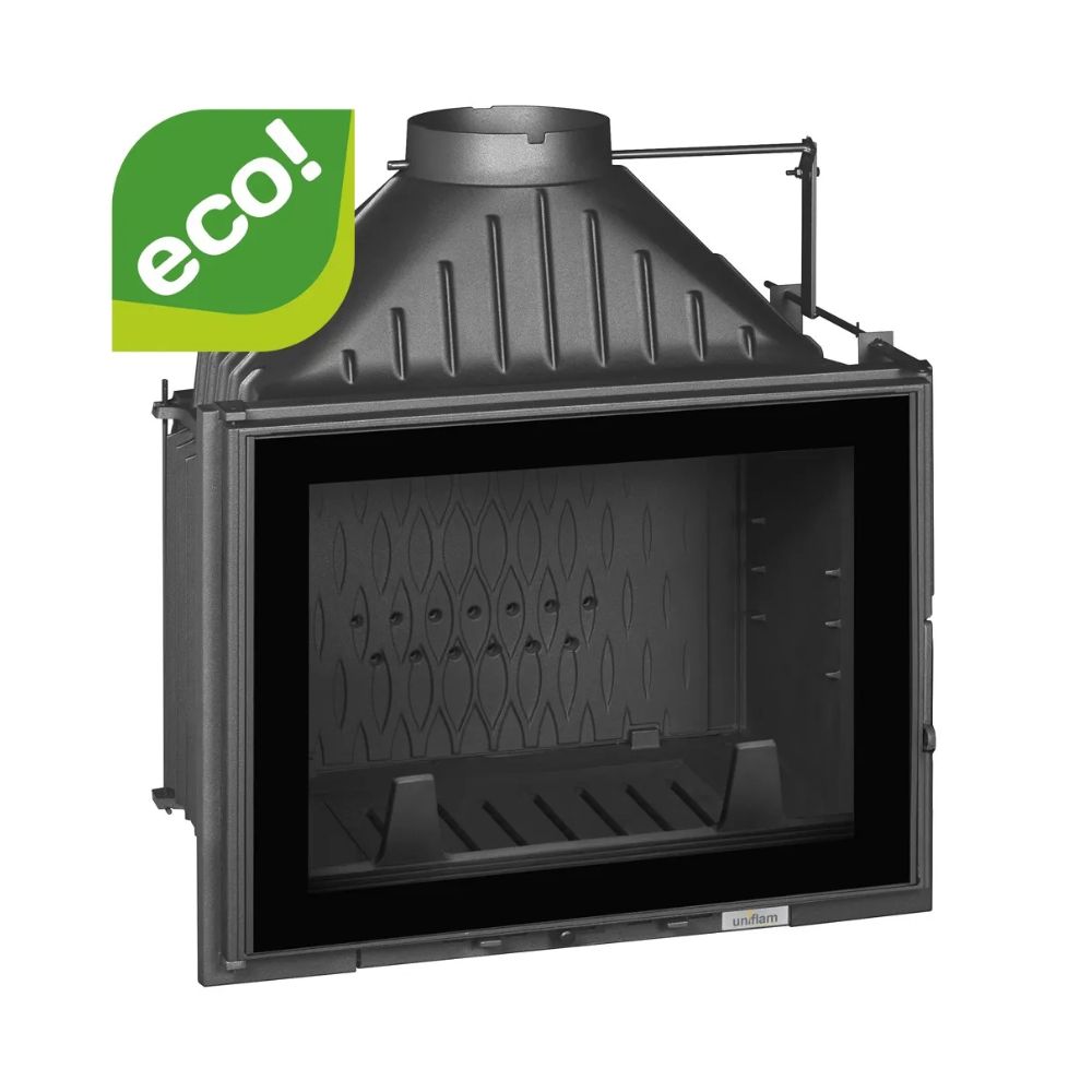 Kaminasüdamik UNIFLAM 700 PLUS ECO koos klapiga ja õhuvarustusega, 12 kW | Kaminasüdamik | Kaminad |