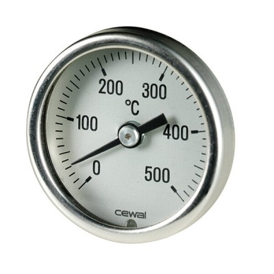 Bimetallic pyrometer Cewal, Rear stem DN40 - Keskküte