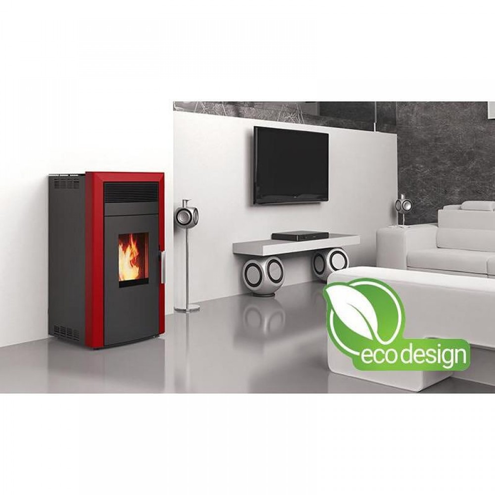 Pelletikamin veemantliga Alfa Plam Commo 15, Bordeaux, 15 kW | Pelletikaminad veemantlitega | Pelletikaminad |