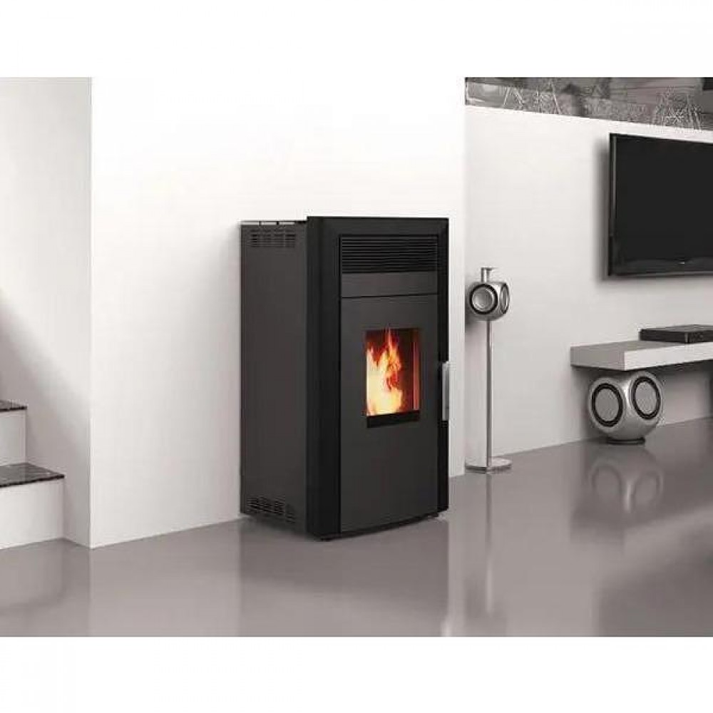 Pelletikamin veemantliga Alfa Plam Commo 15, Must, 15 kW | Pelletikaminad veemantlitega | Pelletikaminad |