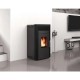 Pelletikamin veemantliga Alfa Plam Commo 15, Must, 15 kW | Pelletikaminad veemantlitega | Pelletikaminad |