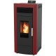 Pelletikamin veemantliga Alfa Plam Commo, Bordeaux, 22.5 kW | Pelletikaminad veemantlitega | Pelletikaminad |