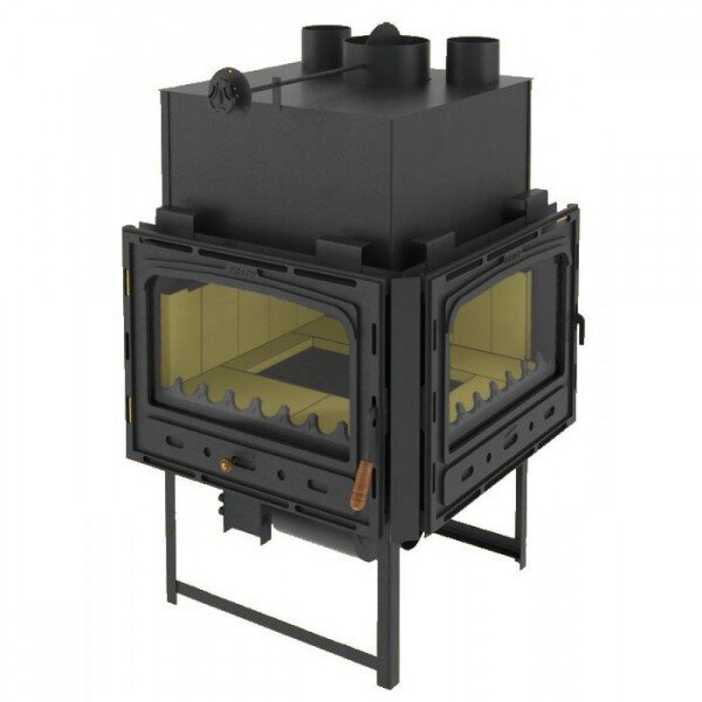 Kamin Prity 2CF, 18.2kW | Õhuga kaminad | Kaminad |