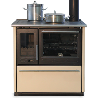 Puuküttega pliit Plamen 850 Glas N, 8kW - Kaminpliidid / Puupliidid