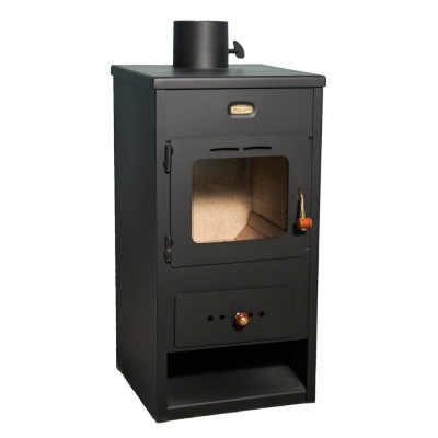 Kaminpliit / puupliit Prity K1 Optima 9.5kW, Palgi - Kaminpliidid / Puupliidid Prity