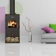 Kaminpliit Prity K1 Optima 9.5kW, Palgi | Õhuga kaminpliidid | Kaminpliidid |