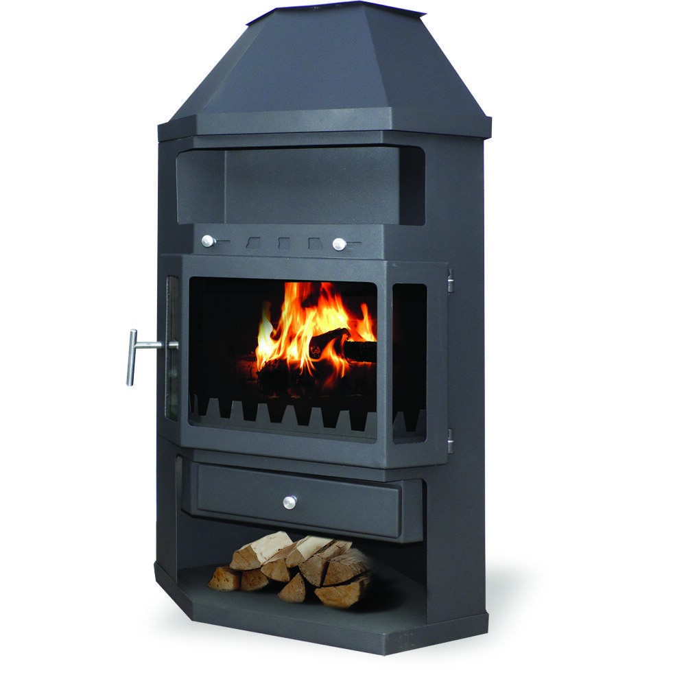 Kaminpliit Zvezda Fantasia 10.8kW, Palgi | Õhuga kaminpliidid | Kaminpliidid |