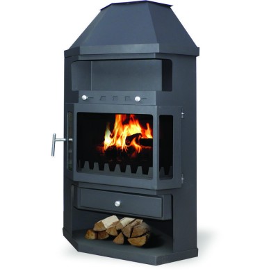 Kaminpliit / puupliit Zvezda Fantasia 10.8kW, Palgi - 