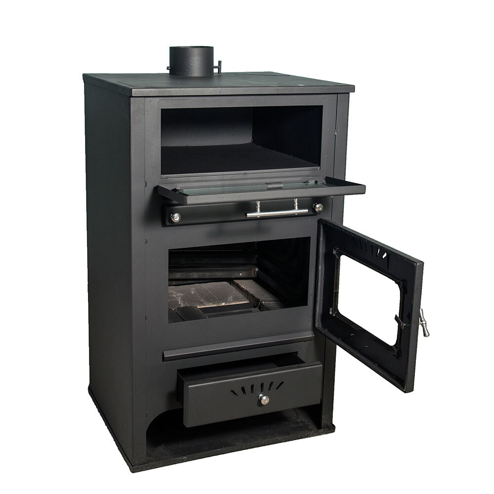 Kaminpliit veemantliga ja ahi Zvezda GF VR 16, 15.4kW | Kaminpliidid veemantliga | Kaminpliidid |
